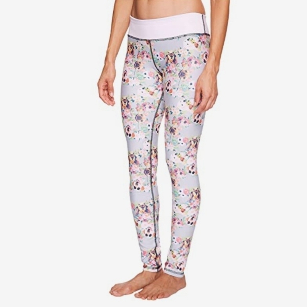 Puppies Make Me Happy Pawesome Bloom Leggings
